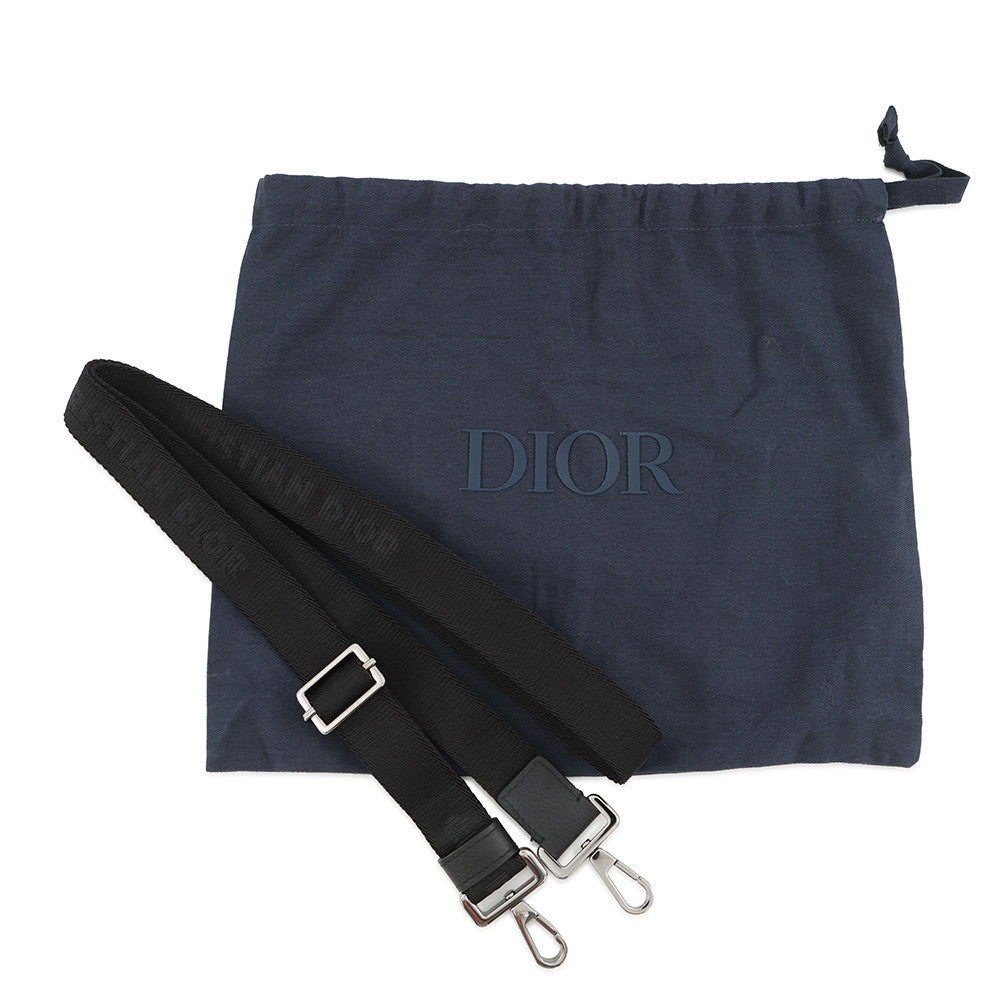 Dior Oblique Safari North-South 2-Way Shoulder Bag Black2ESWS017YKY Canvas Leather Size Mini