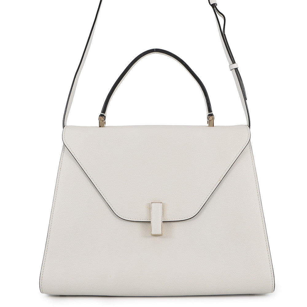 Valextra Valextra Idide 2WAY Handbag Light Gray Leather Size Large