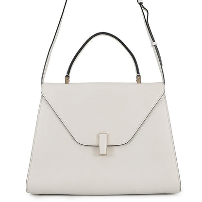 Valextra Valextra Idide 2WAY Handbag Light Gray Leather Size Large