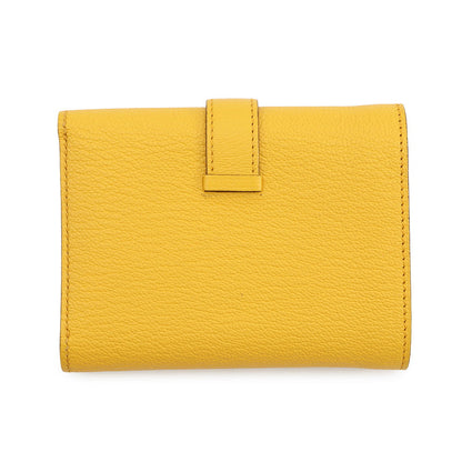 HERMES Bean combine Jaune Ambre Chevre Myzore Goatskin