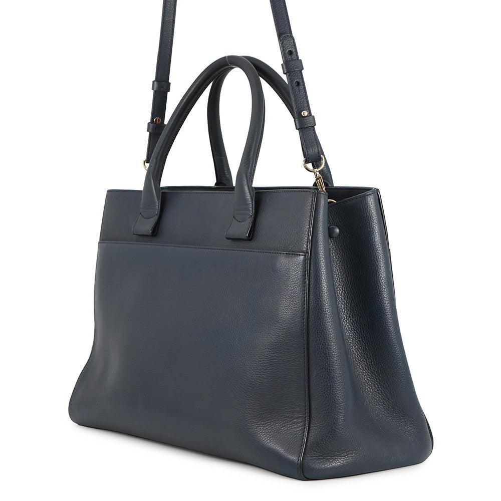 CHANEL Neo Executive 2WAY Tote Bag NavyA69931 Leather Size Large