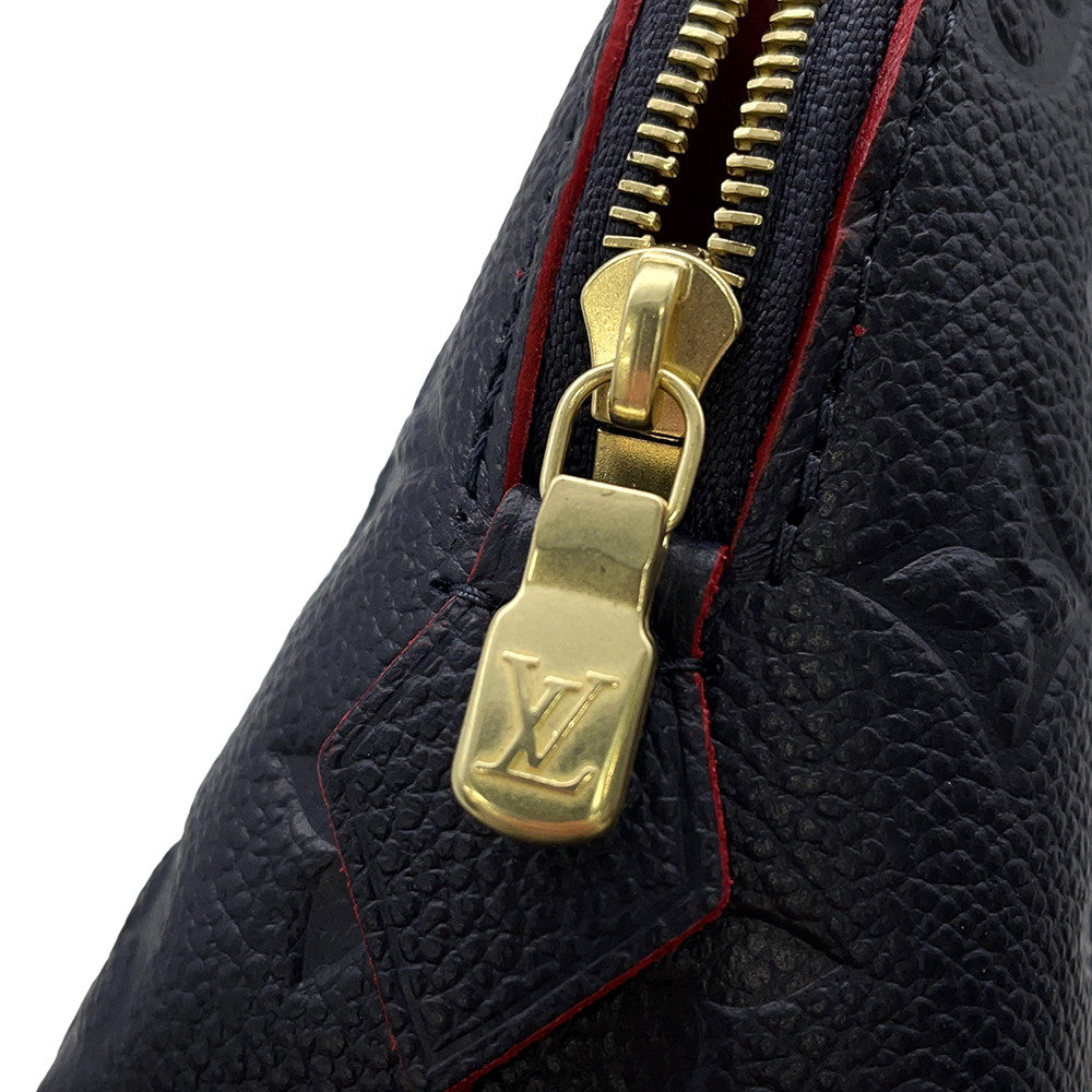 LOUIS VUITTON Pochette Cosmetic Marine RougeM69413 Monogram Empreinte Leather Leather