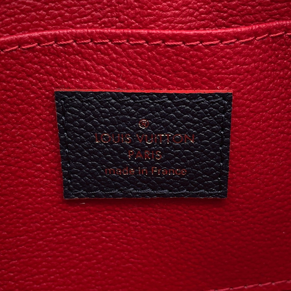 LOUIS VUITTON Pochette Cosmetic Marine RougeM69413 Monogram Empreinte Leather Leather