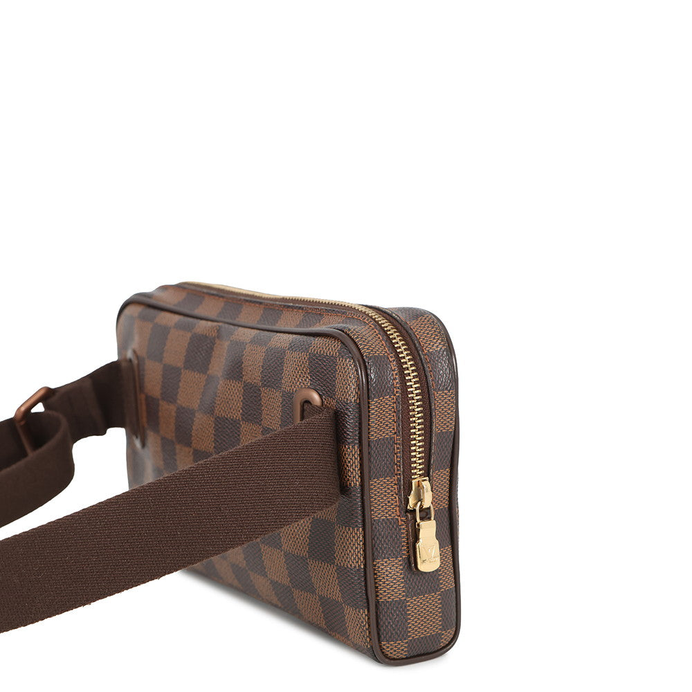 LOUIS VUITTON Bum Bag Brooklyn BrownN41101 Damier Ebene Canvas