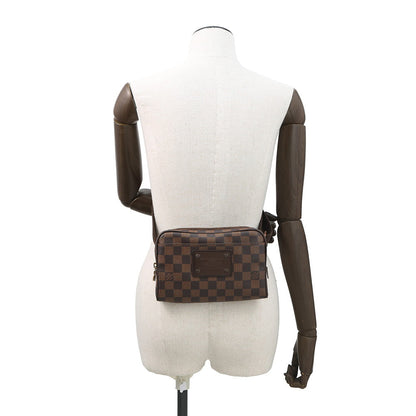 LOUIS VUITTON Bum Bag Brooklyn BrownN41101 Damier Ebene Canvas