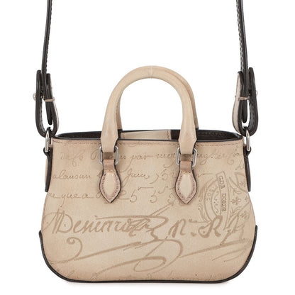 Berluti To Jules Beige scritto leather Size Nano