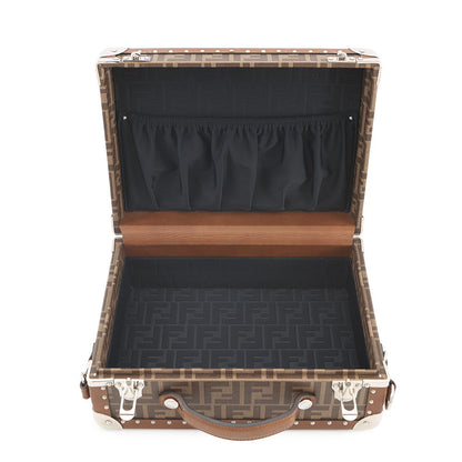 FENDI Trunk case Brown7VV134 PVC Leather
