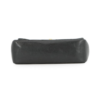 CHANEL Matelasse ChainShoulder Black Lambskin Size Mini mini