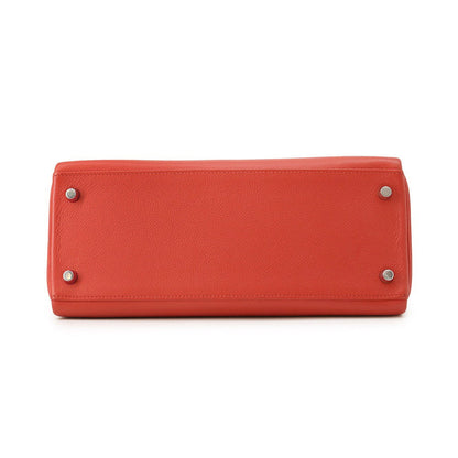 HERMES Kelly Retourne Rouge Coeur/Rouge Grenat Evercolor Size 28