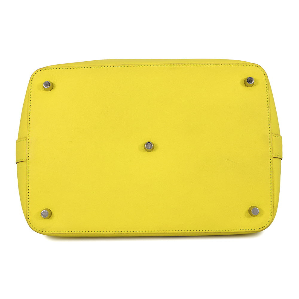 HERMES ToolBox Lime Swift Leather Size 26