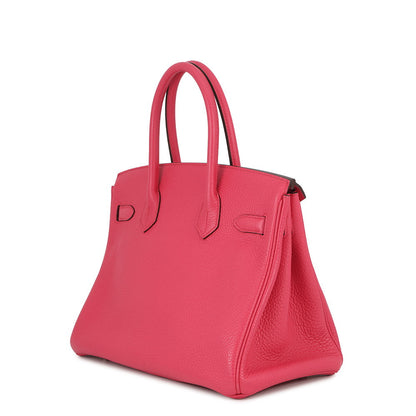 HERMES Birkin Rose Extreme Togo Leather Size 30