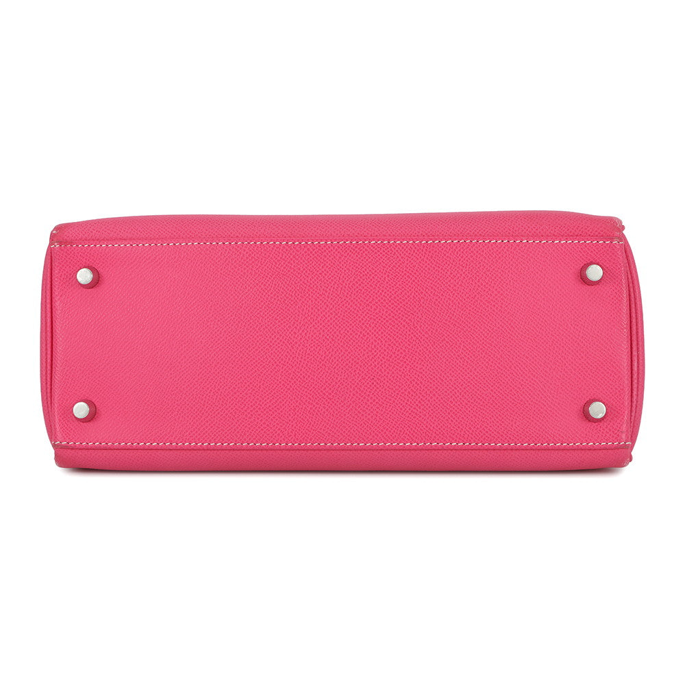 HERMES Candy Kelly Rose Tyrien/Ruby Epsom Size 28