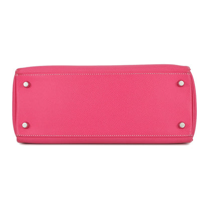 HERMES Candy Kelly Rose Tyrien/Ruby Epsom Size 28