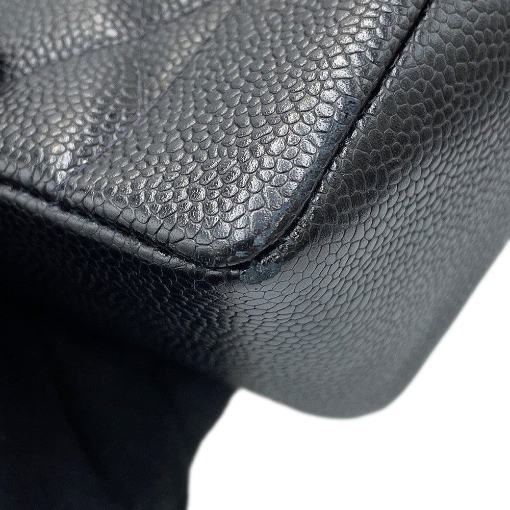 CHANEL Diana Chain Shoulder Bag BlackA01165 Caviar Leather Size 25