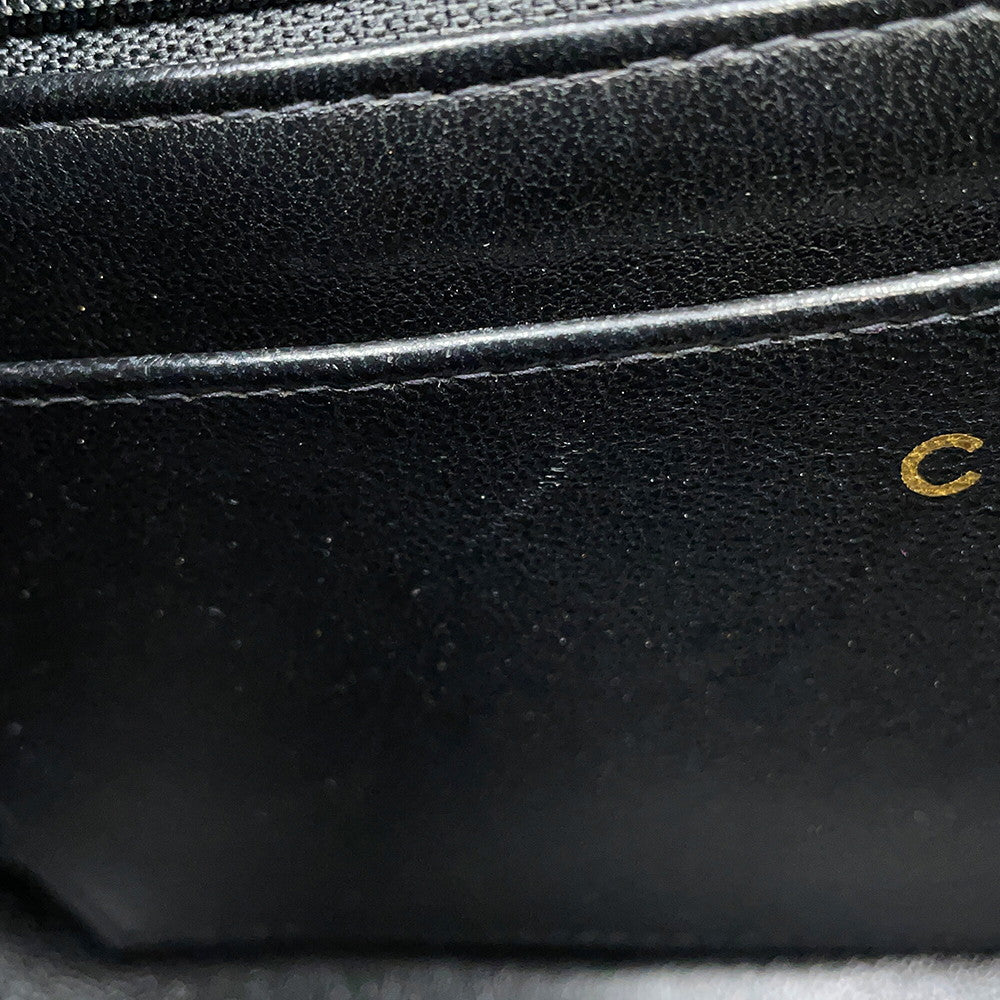 CHANEL Diana Chain Shoulder Bag BlackA01165 Caviar Leather Size 25