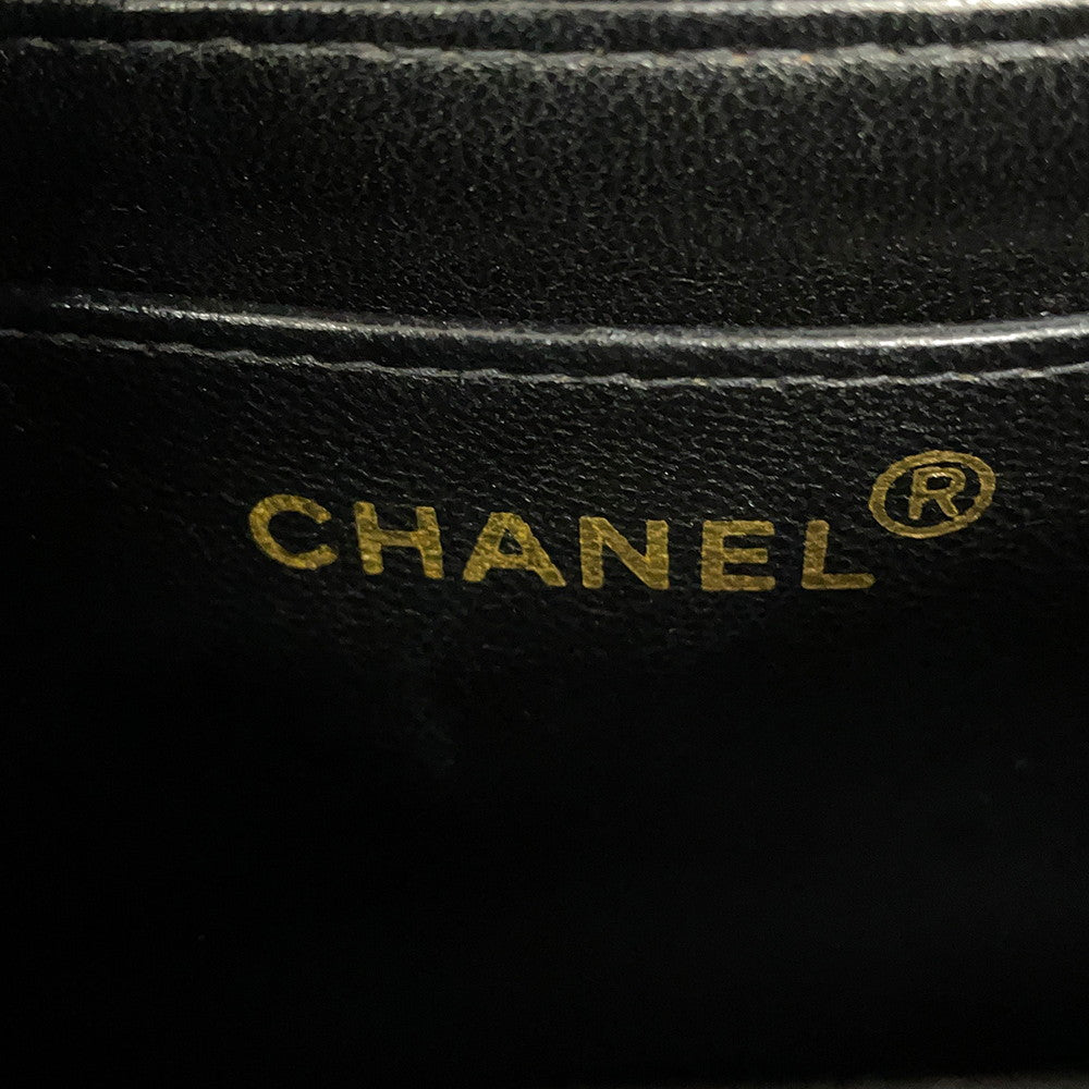 CHANEL Diana Chain Shoulder Bag BlackA01165 Caviar Leather Size 25