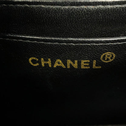 CHANEL Diana Chain Shoulder Bag BlackA01165 Caviar Leather Size 25