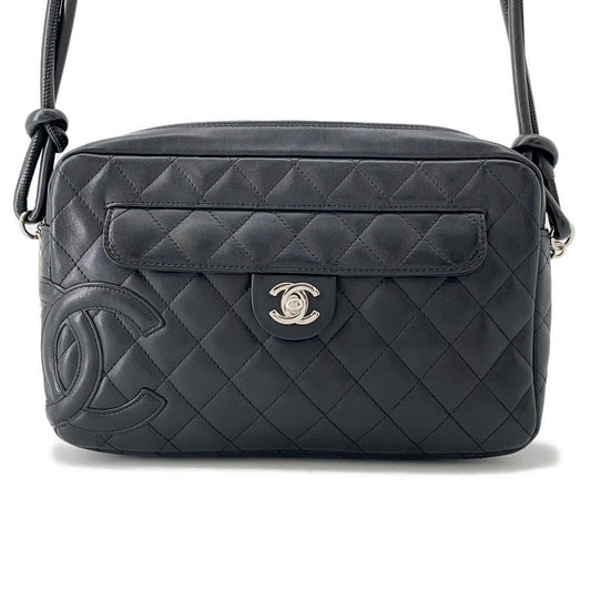 CHANEL Cambon line Shoulder Bag BlackA28120 Lambskin