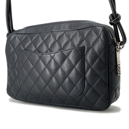 CHANEL Cambon line Shoulder Bag BlackA28120 Lambskin