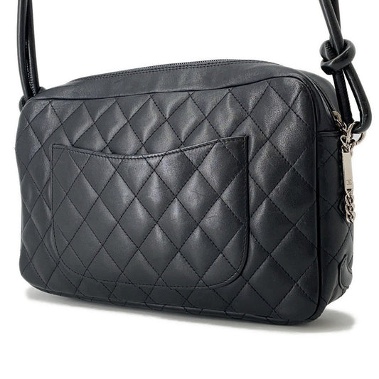 CHANEL Cambon line Shoulder Bag BlackA28120 Lambskin