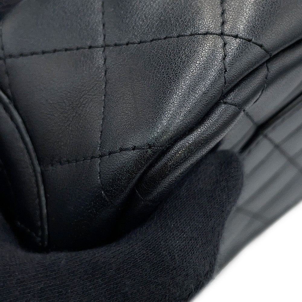 CHANEL Cambon line Shoulder Bag BlackA28120 Lambskin