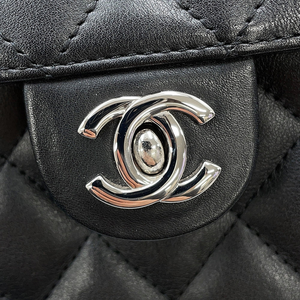 CHANEL Cambon line Shoulder Bag BlackA28120 Lambskin