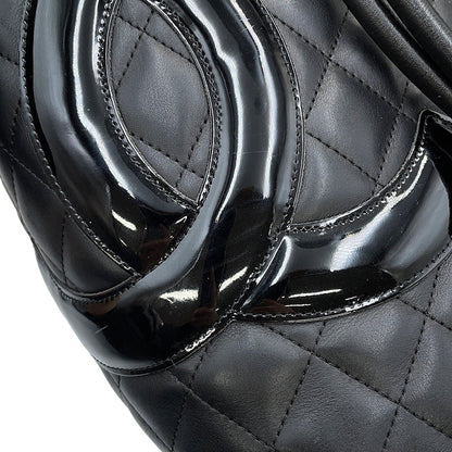 CHANEL Cambon line Tote Bag BlackA25169 Lambskin Size Large