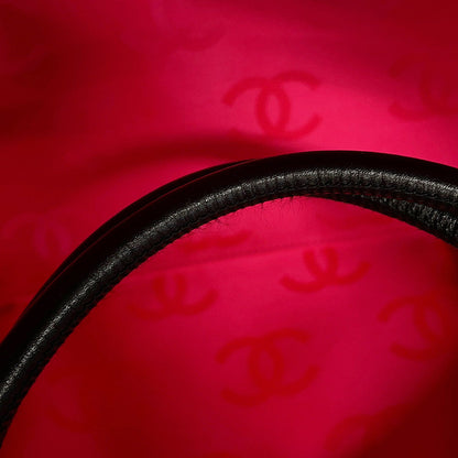 CHANEL Cambon line Tote Bag BlackA25169 Lambskin Size Large