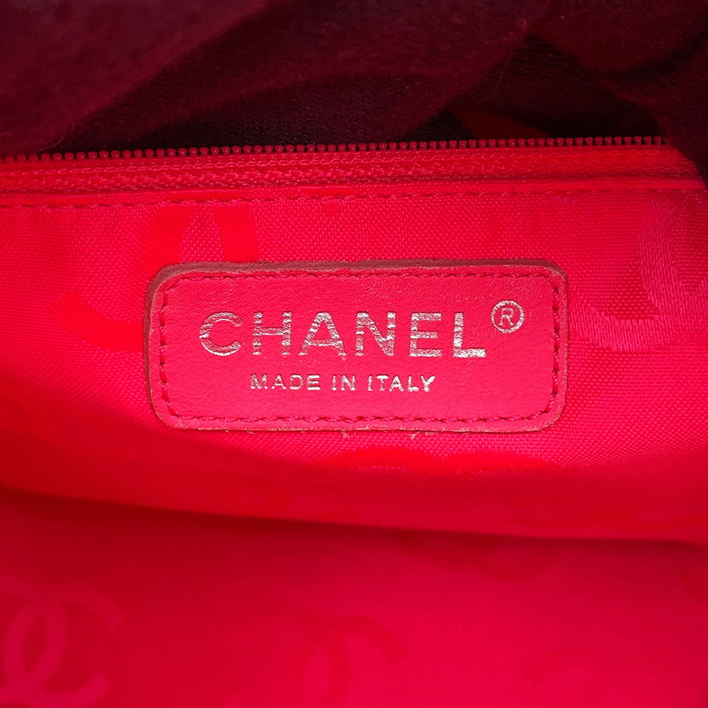 CHANEL Cambon line Tote Bag BlackA25169 Lambskin Size Large