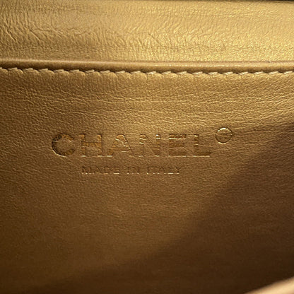 CHANEL Pearl Chain Shoulder Bag BlackAS0584 Lambskin