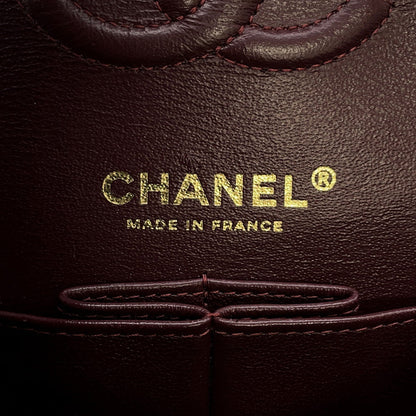 CHANEL Matelasse Double Flap Chain Shoulder Bag BlackA01113 Caviar Leather Size 23