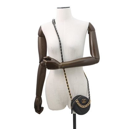 CHANEL CHANEL19 Round ChainShoulder Bag BlackAP0945 Lambskin