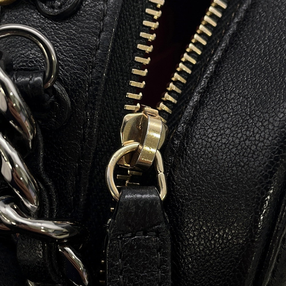 CHANEL CHANEL19 Round ChainShoulder Bag BlackAP0945 Lambskin