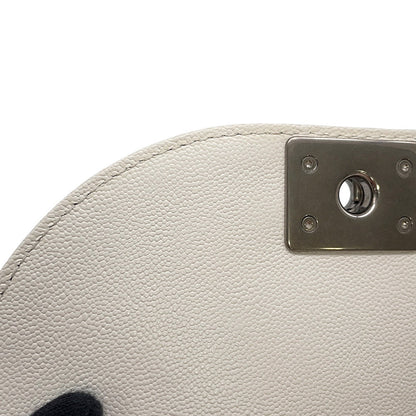 CHANEL Boy Chanel Chain Shoulder Bag WhiteAS3350 Caviar Leather