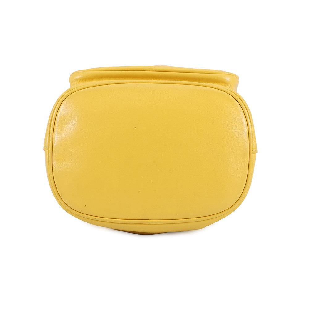 PRADA Duet 2way Bag Yellow1BH038 Calf Leather Saffiano LeatherLeather