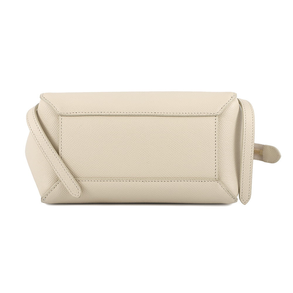 CELINE Belt bag Cream189003 Leather Size Nano