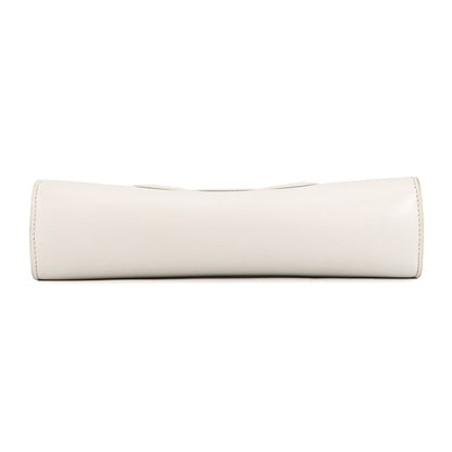 CELINE Cuir Triomphe Shoulder Bag White198153 Leather