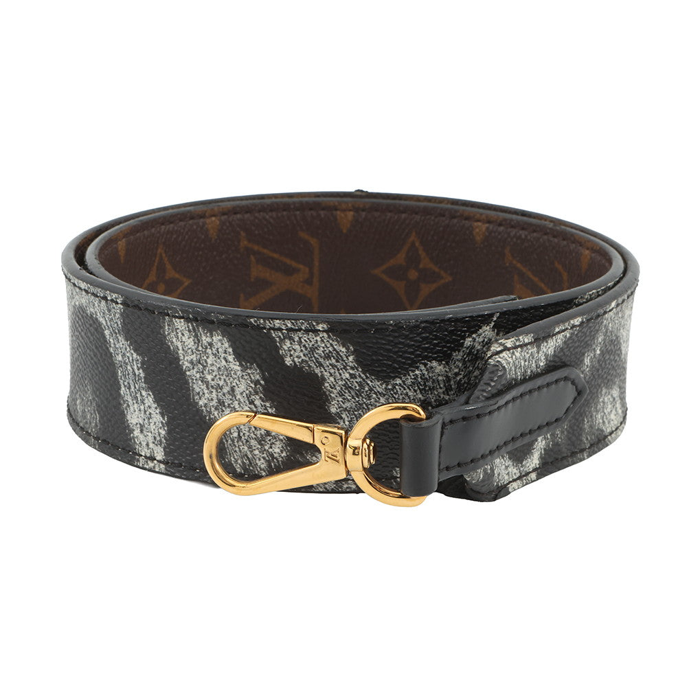 LOUIS VUITTON Shoulder Strap Brown/Noir/WhiteJ02289 Monogram