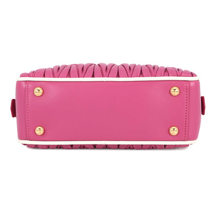MIUMIU Arcadi Matelasse 2-way Bag Pink5BB142 Leather