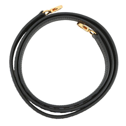 HERMES Bandouliere Tracery Strap Black/Blue Encre Epsom