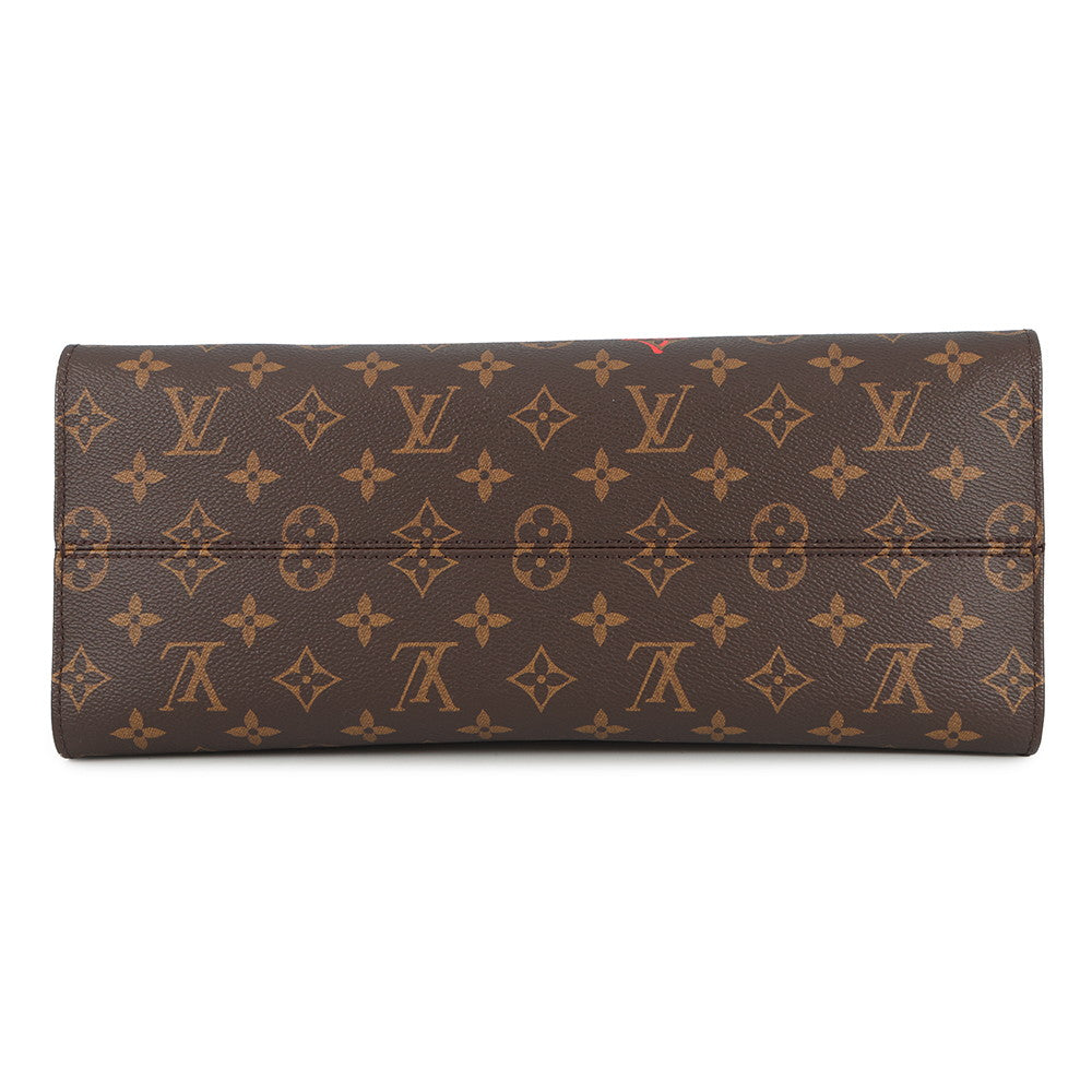 LOUIS VUITTON Fall in Love Onthego RedM45888 Monogram Size MM
