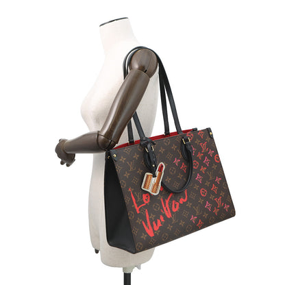 LOUIS VUITTON Fall in Love Onthego RedM45888 Monogram Size MM