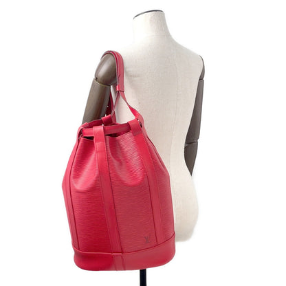 LOUIS VUITTON Randonnee Castilian RedM52357 Epi Leather Size PM