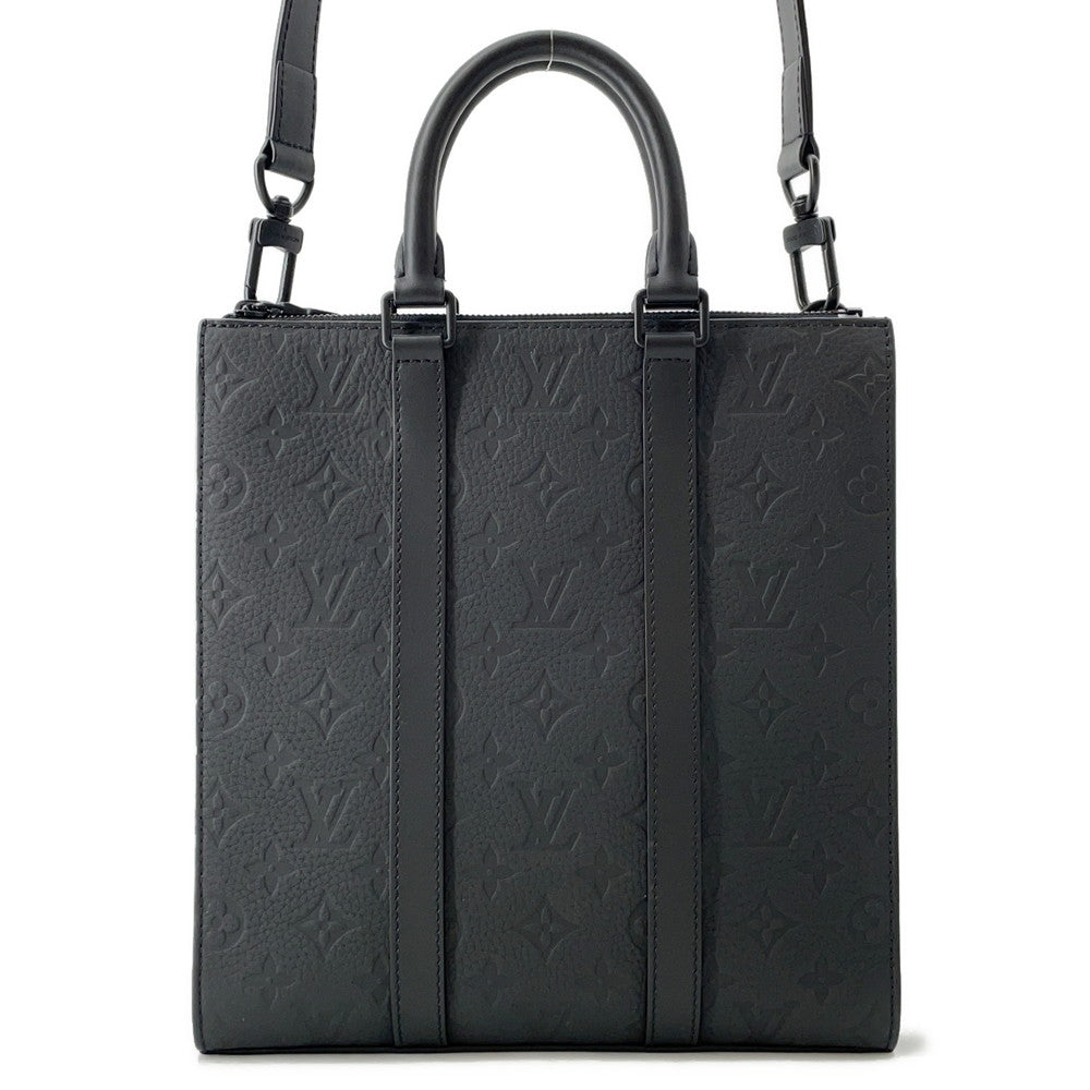 LOUIS VUITTON Sac Plat BlackM59960 Monogram・Taurillon