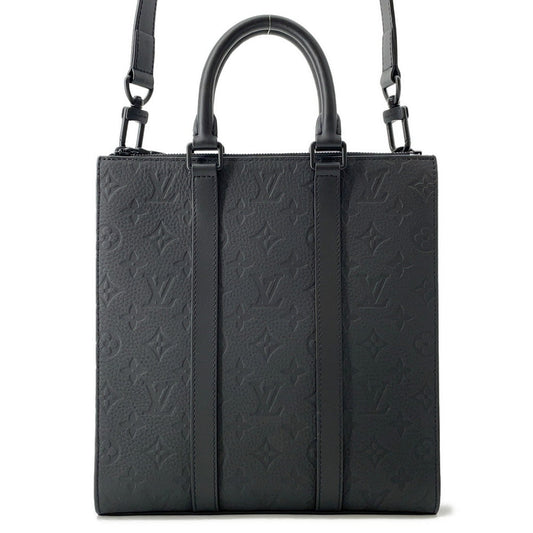 LOUIS VUITTON Sac Plat BlackM59960 Monogram・Taurillon