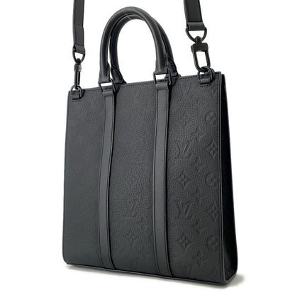 LOUIS VUITTON Sac Plat BlackM59960 Monogram・Taurillon