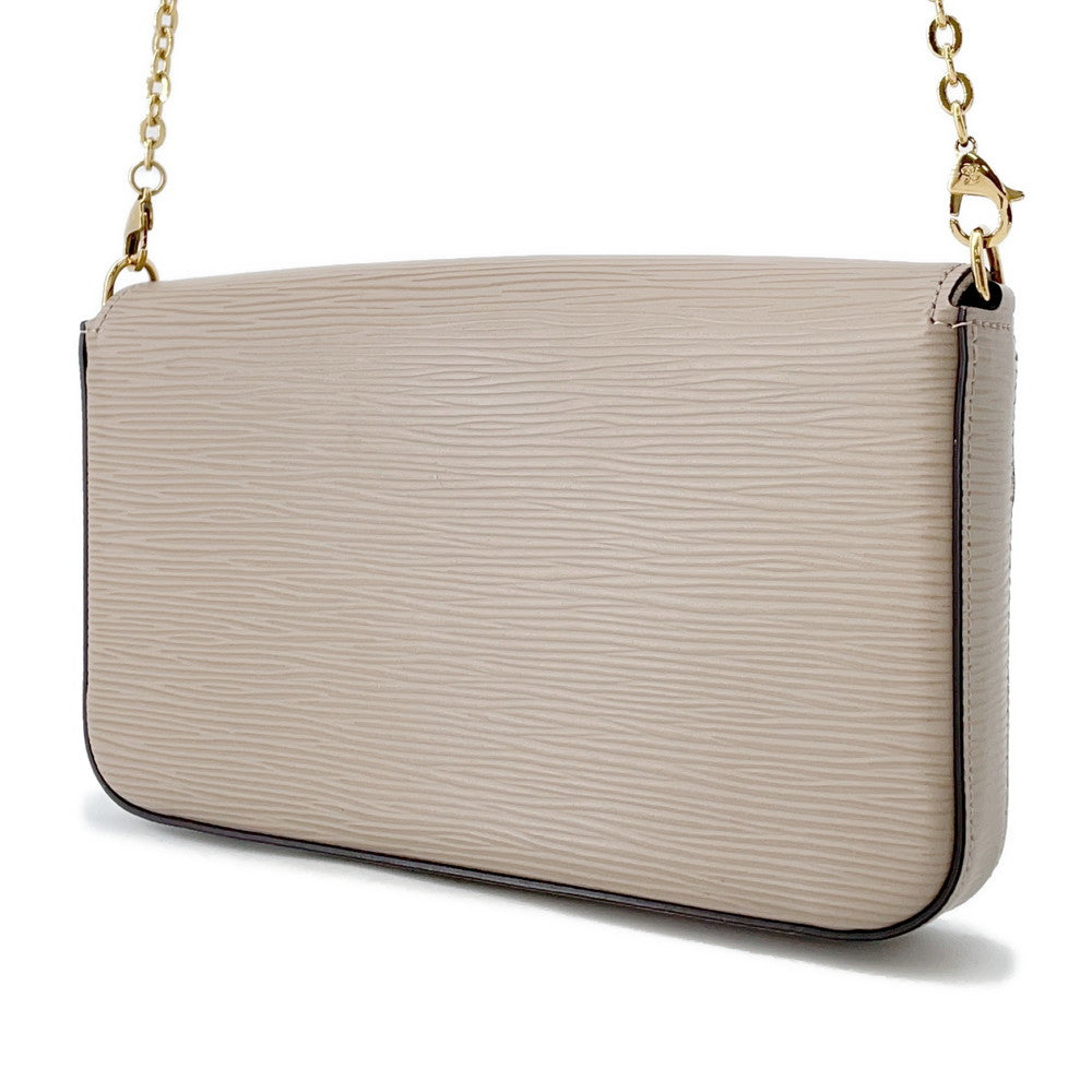 LOUIS VUITTON Felicie Pochette BeigeM68758 Epi Leather