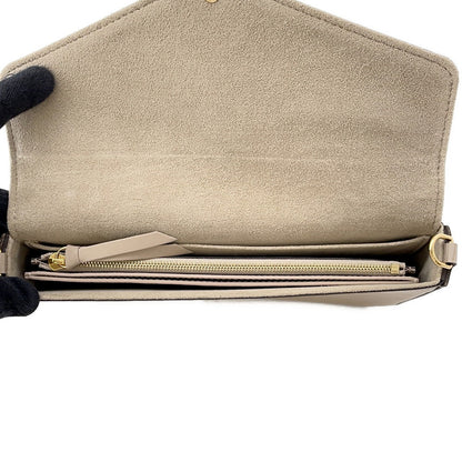 LOUIS VUITTON Felicie Pochette BeigeM68758 Epi Leather