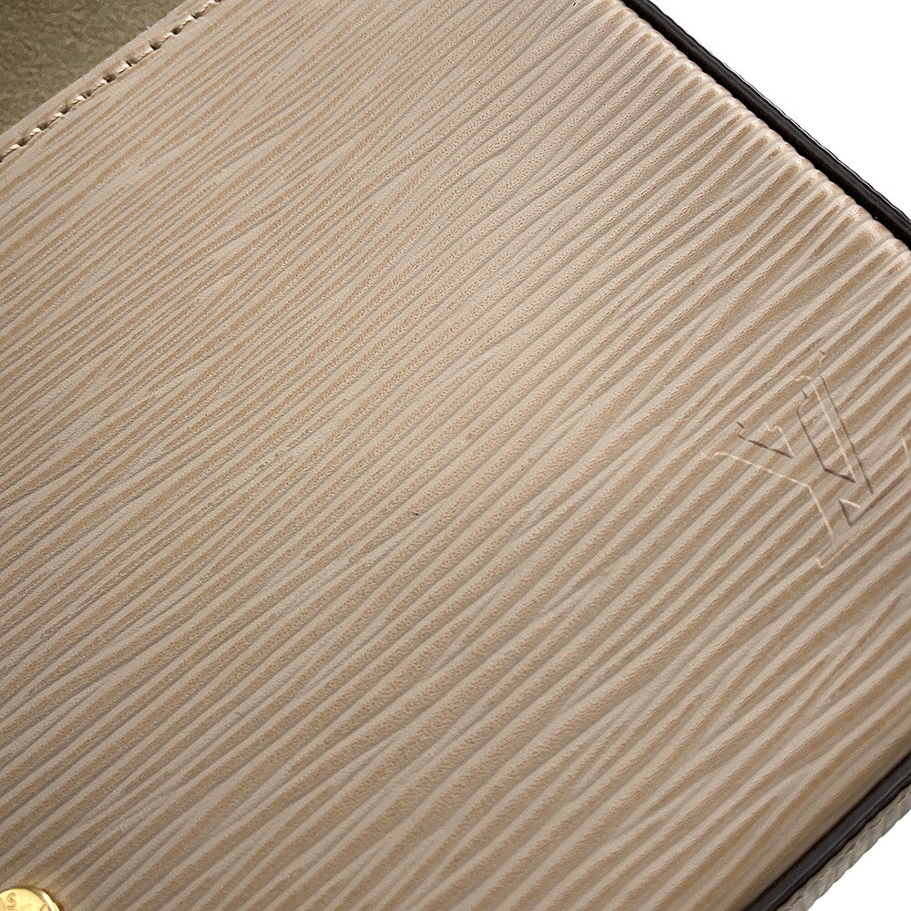 LOUIS VUITTON Felicie Pochette BeigeM68758 Epi Leather