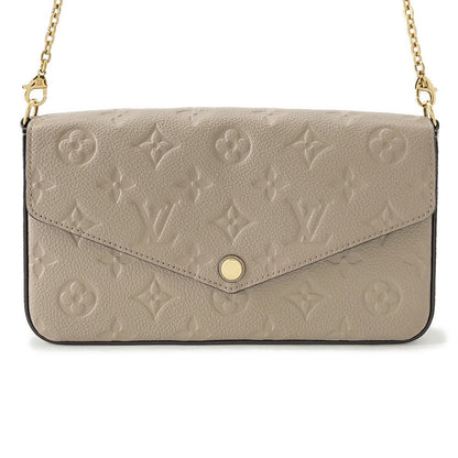 LOUIS VUITTON Felicie Pochette TourterelleM68697 Monogram Empreinte Leather
